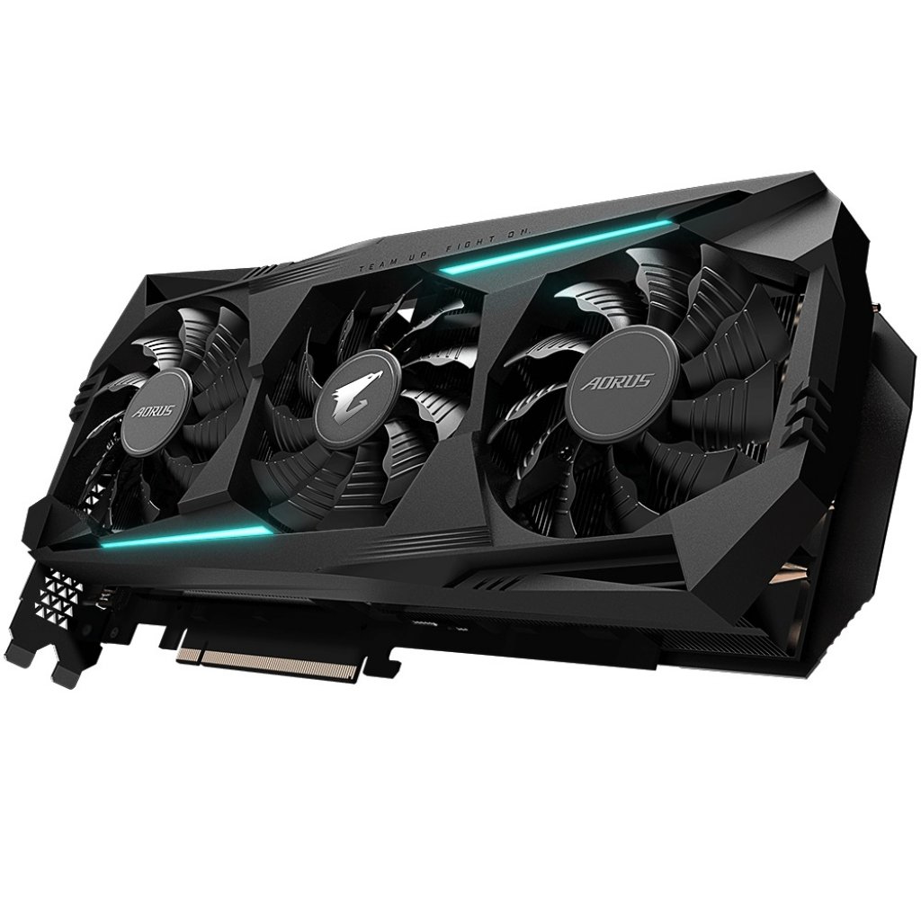 [16/11/2019] Top bei AMD: Die Radeon RX 5700 XT, hier eine Gigabyte Aorus für 460 Euro.