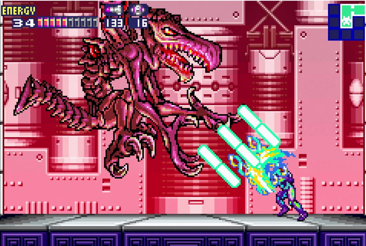 [18/11/2019] Was das Design der Bosse und die Kämpfe selbst angeht, spielt Fusion in der Metroid-Historie qualitativ ganz vorne mit. Die Gefechte sind hart, aber fair und werden umwerfend gut präsentiert.