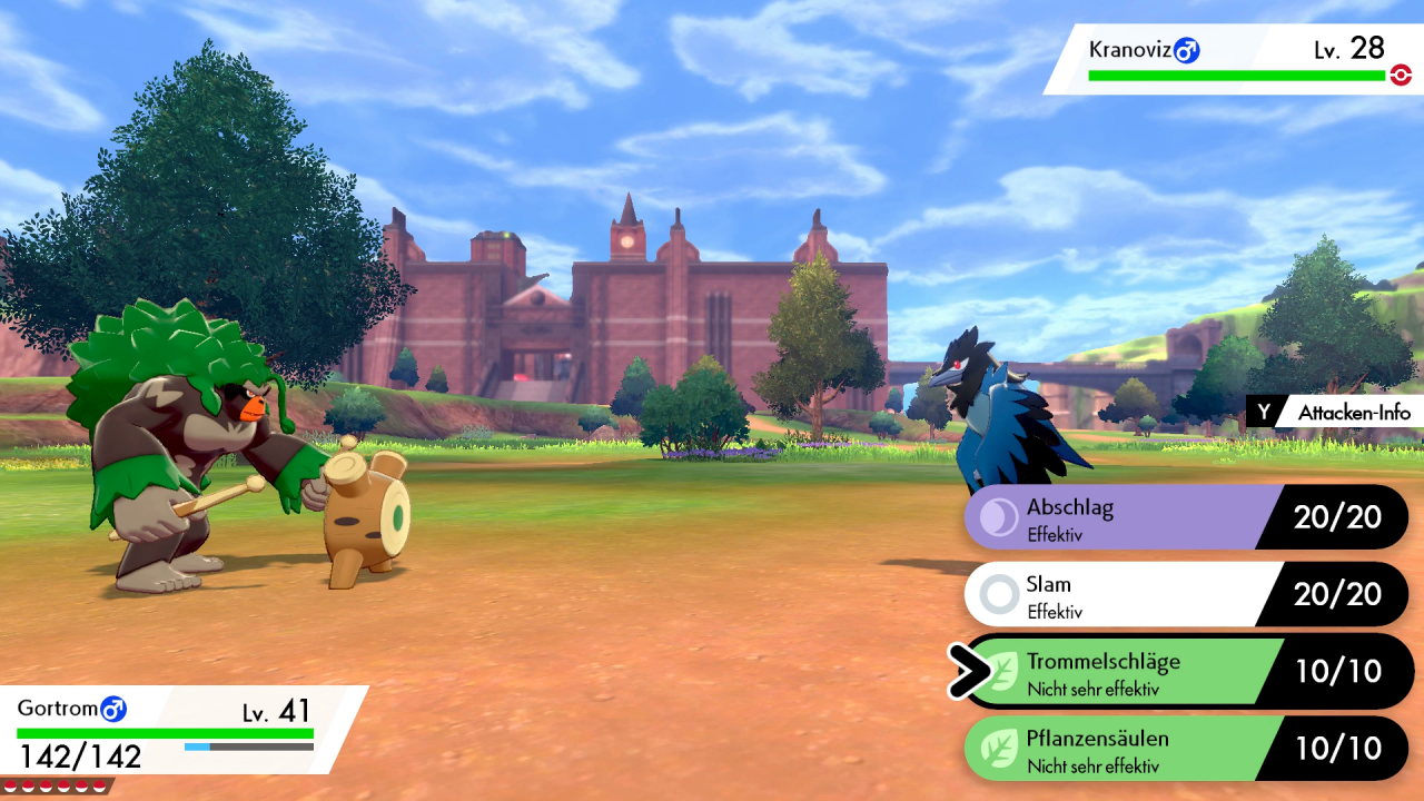 [21/11/2019] Drittentwicklung Gortrom ist ein imposantes Gorilla-Pokémon mit einer Vorliebe zu trommeln.&nbsp;