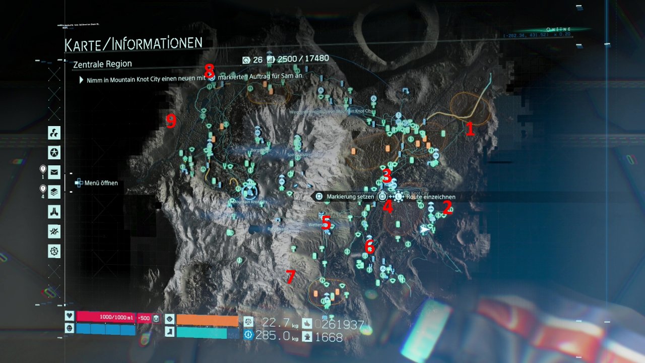 [21/11/2019] Death Stranding - Cameo-Auftritte in der Zentralen Region.