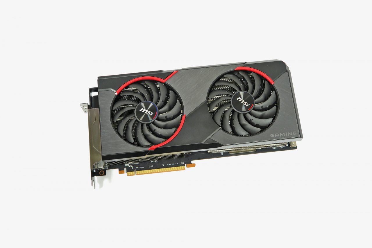 [20/12/2019] Derzeit mit einem Top-Preis-Leistungs-Verhältnis in der oberen Mittelklasse bis Oberklasse: Eine AMD Radeon RX 5700 XT, hier ein Modell von MSI.