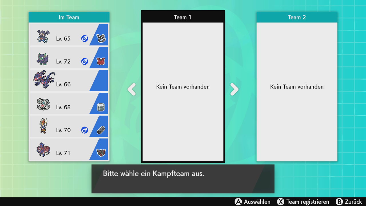 [13/12/2019] Entweder kämpfen wir mit unserem Team, oder wir leihen uns einige Pokémon an der Rezeption. Die Reihenfolge der eingesetzten Taschenmonster will ebenfalls gut gewählt sein.&nbsp;