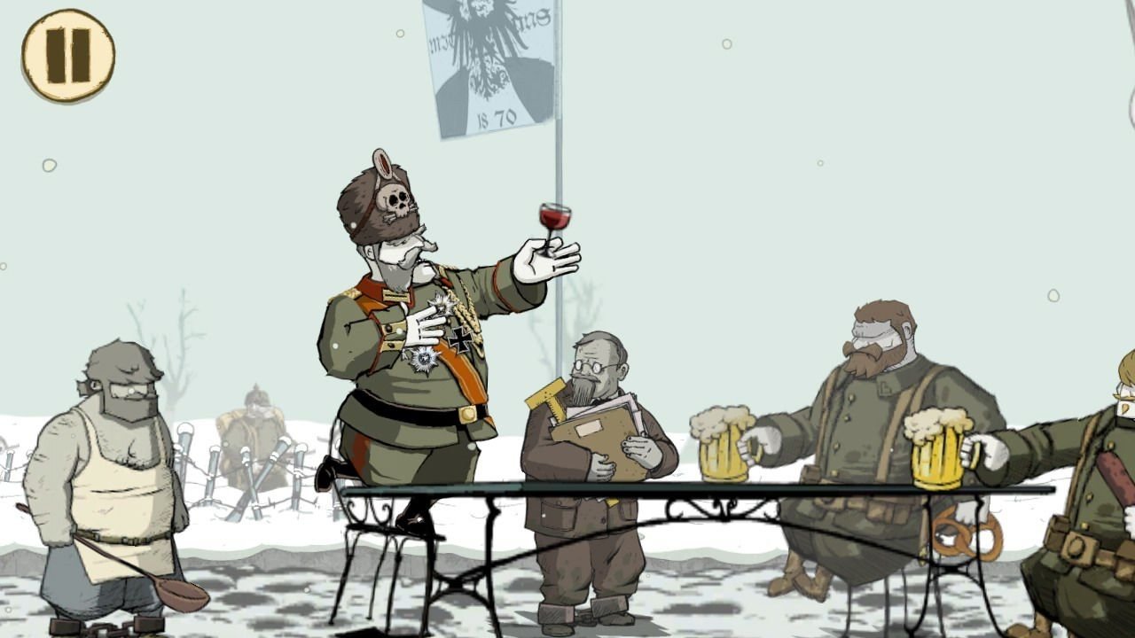 [13/12/2019] Valiant Hearts: The Great War (2014) zeigt die Geschehnisse des Ersten Weltkriegs aus der Sicht von vier spielbaren Charakteren. Während die Ubisoft-Produktion spielerisch eher wie ein Puzzle-Game daherkommt, beeindrucken vor allem die Atmosphäre und die Schicksale der Protagonisten. &nbsp;