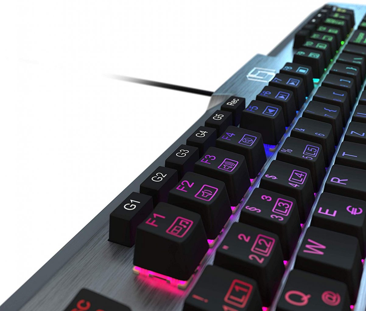 [03/01/2020] Die Tasten G1 bis G5 bei der Lioncast LK300 Pro RGB sind programmierbar und fuer Makros gedacht