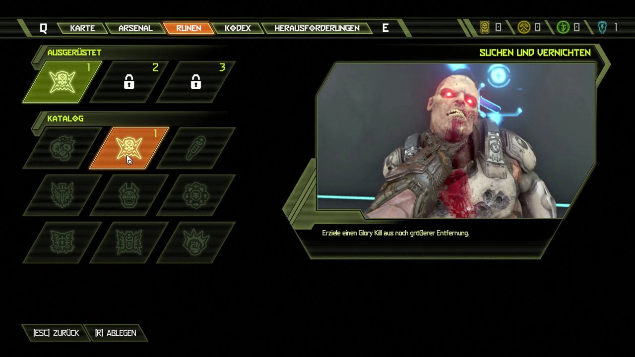 [21/01/2020] Upgrades in Hülle und Fülle: Doom Eternal geht in dieser Hinsicht weit über Shooter-Standards hinaus.