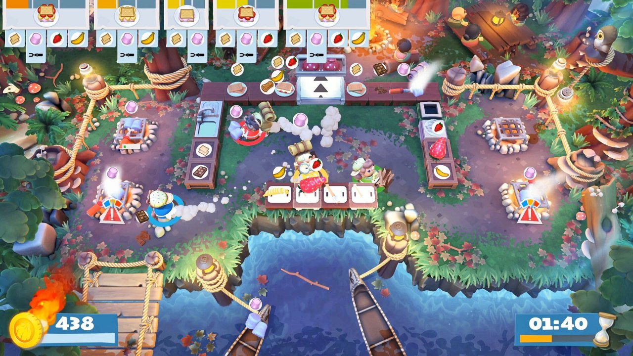 [03/01/2020] Im Wald gibt es keinen Herd, deshalb müsst ihr eure Marshmallows in Campfire Cook Off über dem Feuer rösten. Dazu müsst ihr erst mal Holz hacken!