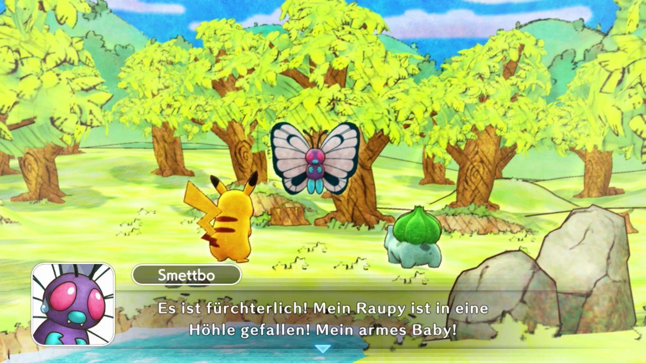 Pokémon in Not helfen: Das ist eure zentrale Aufgabe im Spiel. Kein Wunder, heißt das Spiel doch auch „Retterteam“.