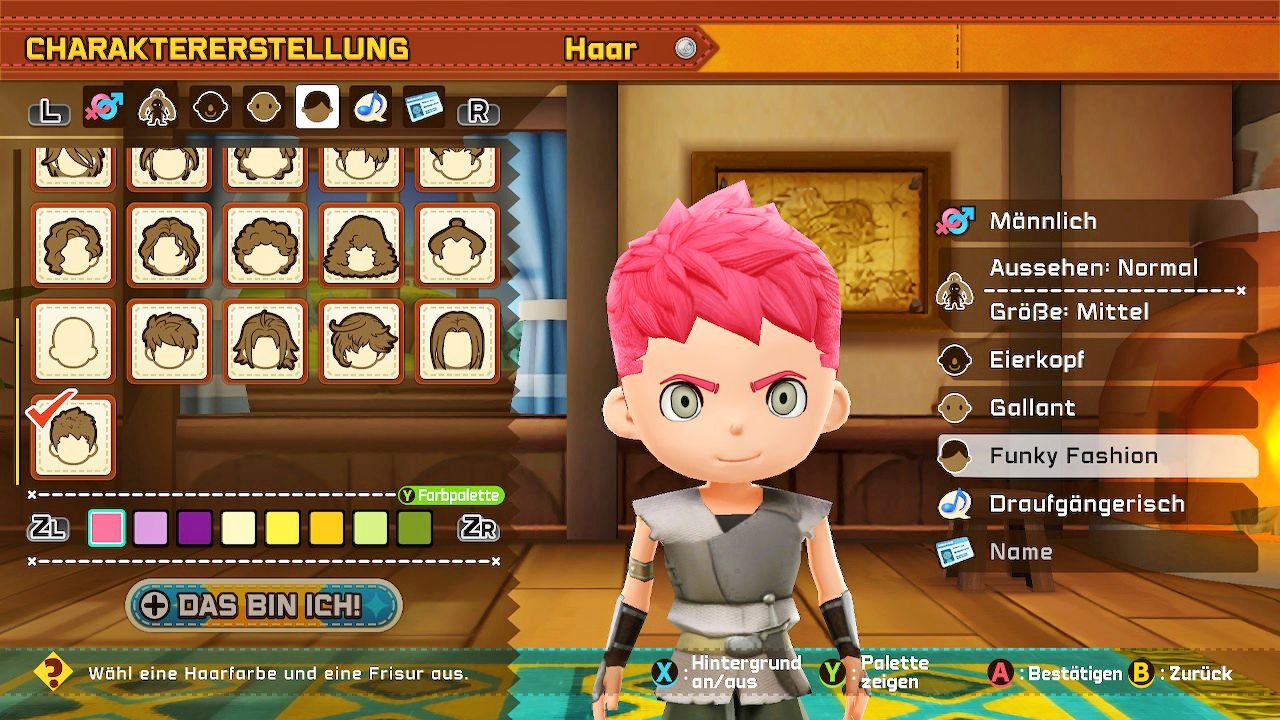 [03/01/2020] Die Gestaltungsmöglichkeiten im Editor erlauben es, eine ganz individuelle Spielfigur zu kreieren.