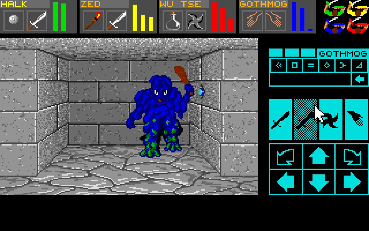 [16/01/2020] Yo, Oger! Dieser blaue Geselle bekommt gleich kräftig eins auf den Schädel.