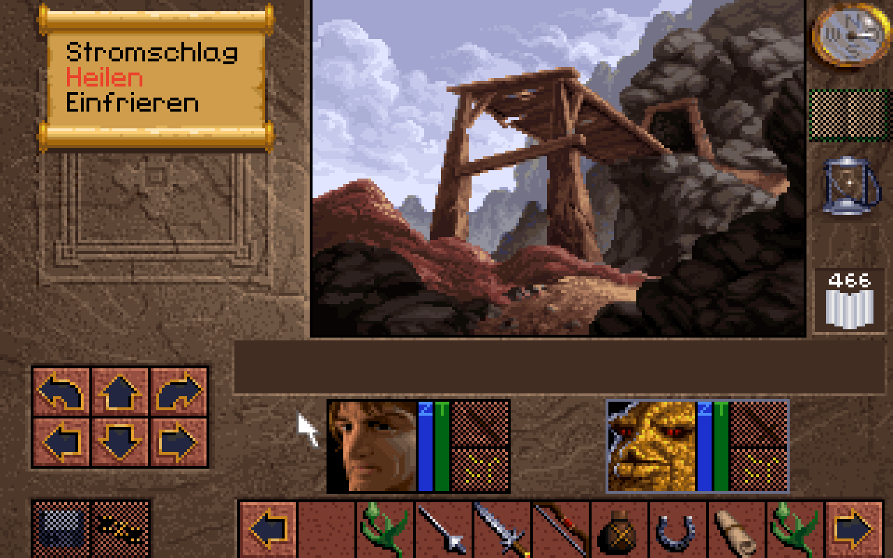 [28/02/2020] Lands of Lore inszeniert seine Spielwelt immer wieder mit schön gezeichneten Standbildern. &nbsp; &nbsp;