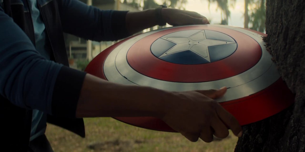 Der legendäre Schild von Captain America.