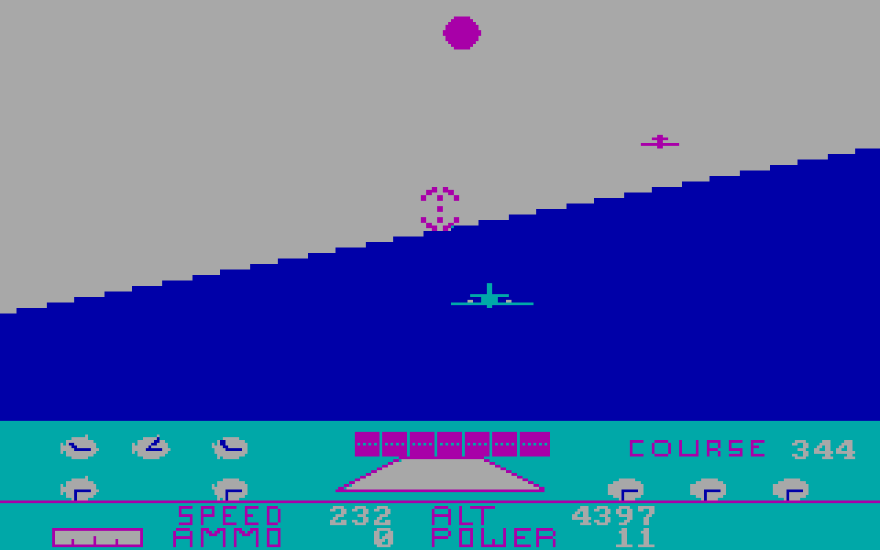 [27/02/2020] Das im Pazifikkrieg angesiedelte Hellcat Ace (1982) war die erste Flugsimulation von Sid Meier und bot 14 verschiedene Szenarien, etwa Pearl Harbour und Iwoijima. Witziges Zitat von der Rückseite der Spieleverpackung: „Dies ist keine Simulation für Sonntagsflieger!“