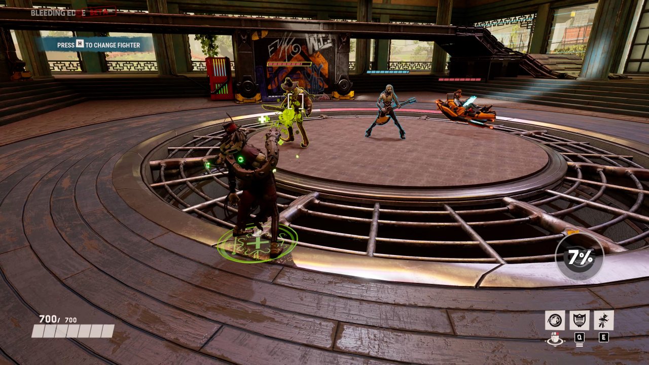 Im Dojo könnt ihr mit den verschiedenen Spielfiguren herumexperimentieren und eure Fähigkeiten trainieren.