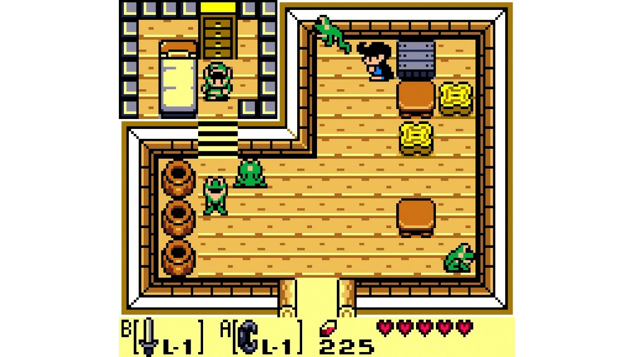[09/04/2020] In Richards Haus in Link's Awakening springen nicht nur drei Frösche umher, auch Totakas song erklingt nach einer kurzen Wartezeit.