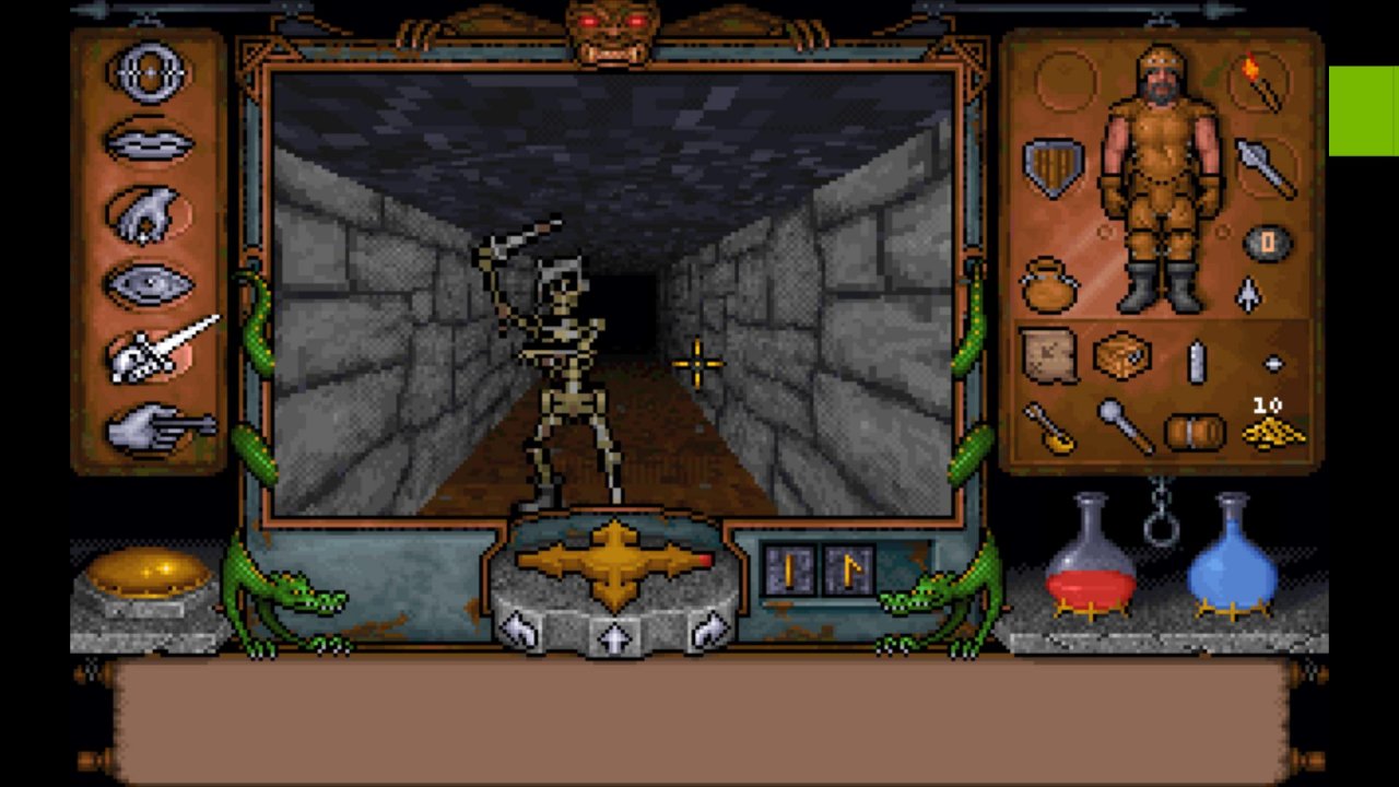 [30/04/2020] Typische Fantasy-Feinde wie Skelette dürfen in dem Dungeon-Epos nicht fehlen. &nbsp;