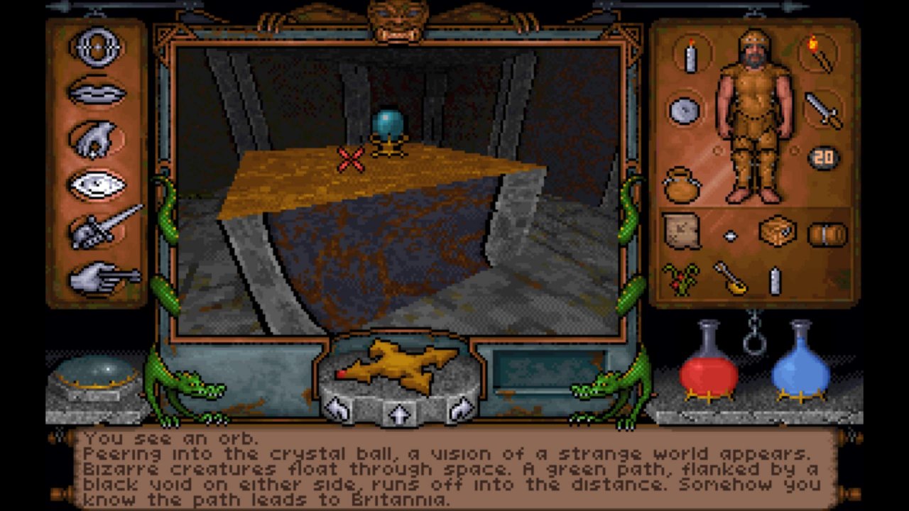 [30/04/2020] Typisch Ultima Underworld: Aufgrund der damaligen technischen Limitierungen der Grafik-Engine wurden Ecken kurzerhand abgerundet. &nbsp;