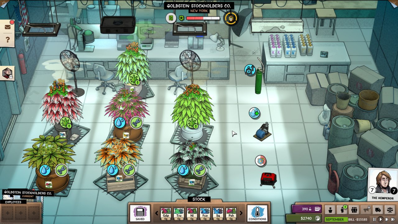 [02/04/2020] Mutiger Ansatz: In Weedcraft von Vile Monarch züchtet, verarbeitet und verkauft ihr Produkte der Cannabis-Pflanze. In der deutschen Version wird das Gewächs übrigens nur „Unkraut“ genannt.