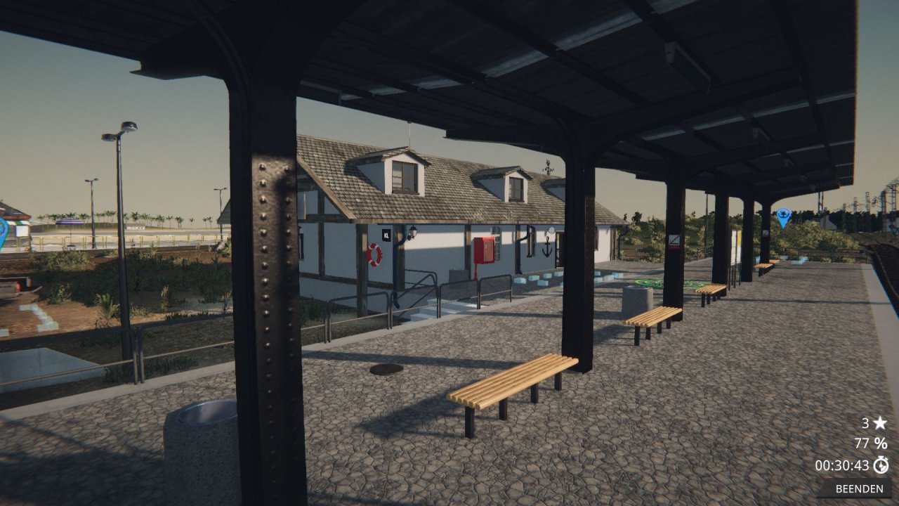 [07/05/2020] Ist ein Bahnhof einmal fertig aufgeräumt und dekoriert, ist das Ganze dann auch schon ansehnlicher.
