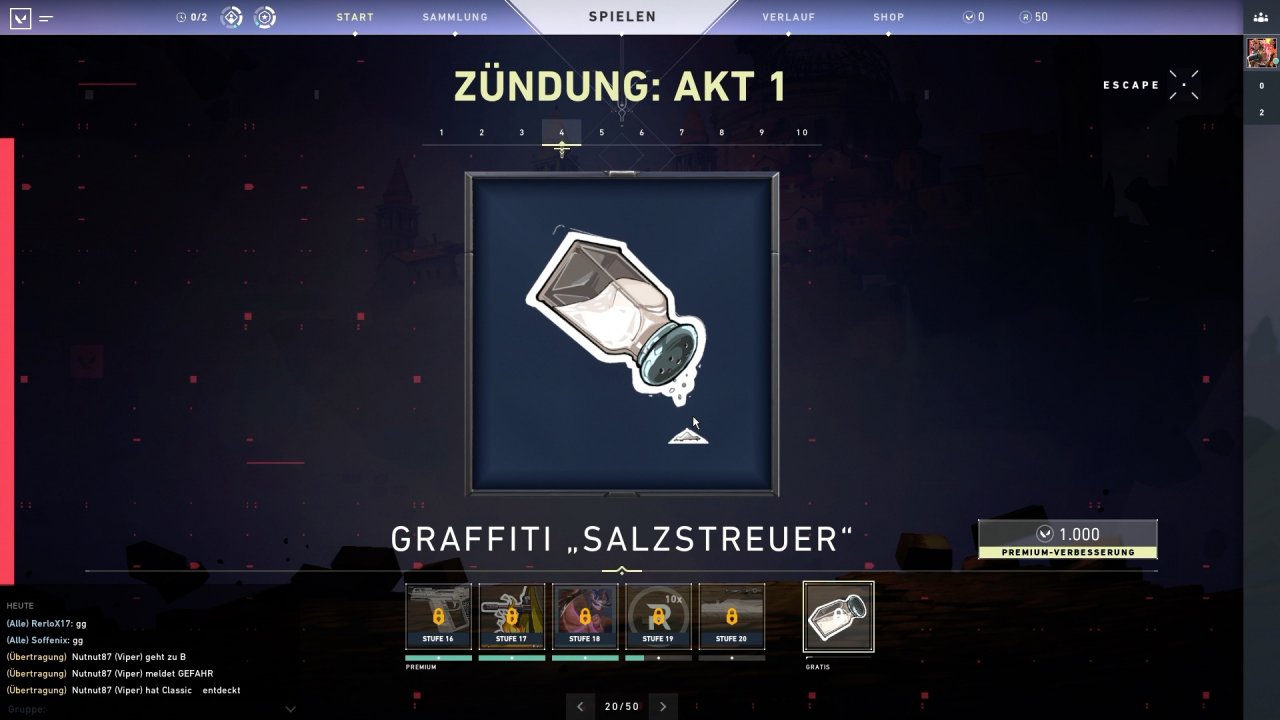 Monetarisierungsmodell mit Salz-Graffiti.