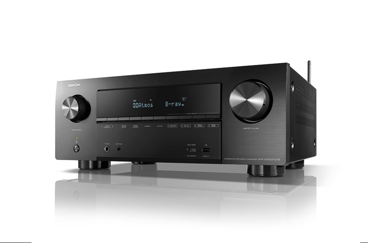 [04/06/2020] Schattzentrale für Video und Sound: ein AV-Receiver, hier ein Denon X2600H für rund 500 Euro