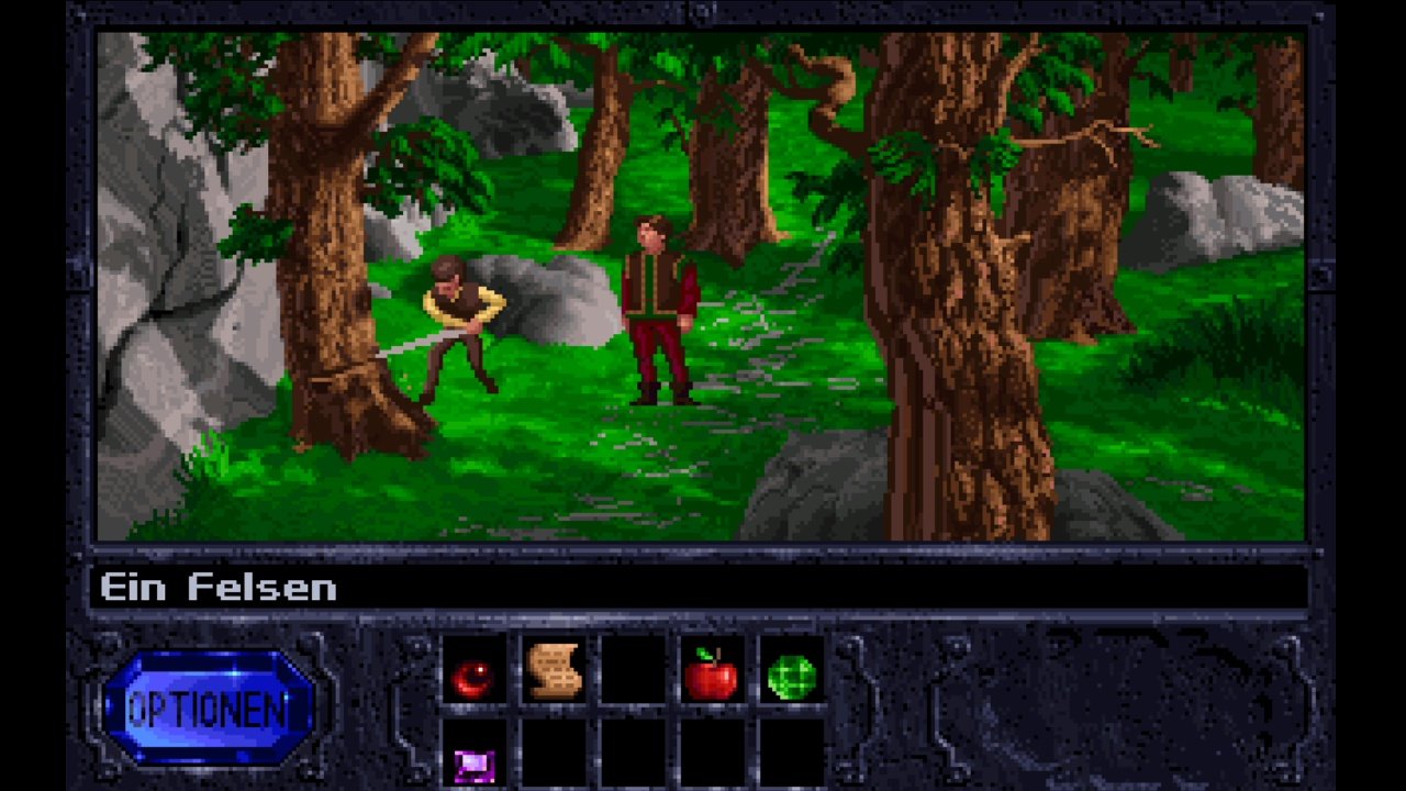 [05/06/2020] Es ist nur ein kleines Detail, verleiht The Legend of Kyrandia jedoch Charme: Sobald man Herman die Säge gibt, kann man ihn bei seiner Arbeit beobachten. &nbsp;