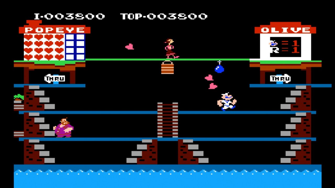 [29/06/2020] Eigentlich hätte Popeye schon 1981 erscheinen sollen. Aufgrund von Lizenzproblemen wurde der Seemann aber zunächst durch einen Affen ausgetauscht - die Geburtsstunde von Donkey Kong.