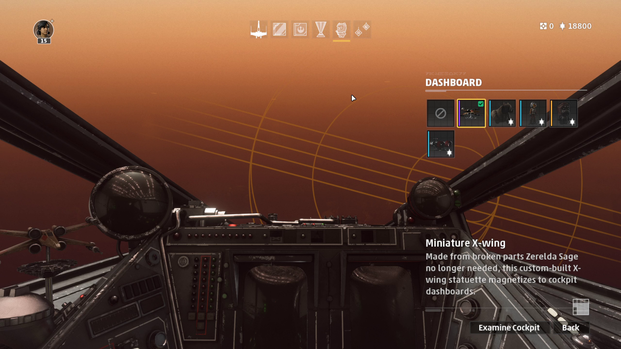 [22/07/2020] Die Cockpits der einzelnen Schiffe lassen sich diversen Objekten verzieren. Die dafür benötigte Währung verdient man such durch Herausforderungen.