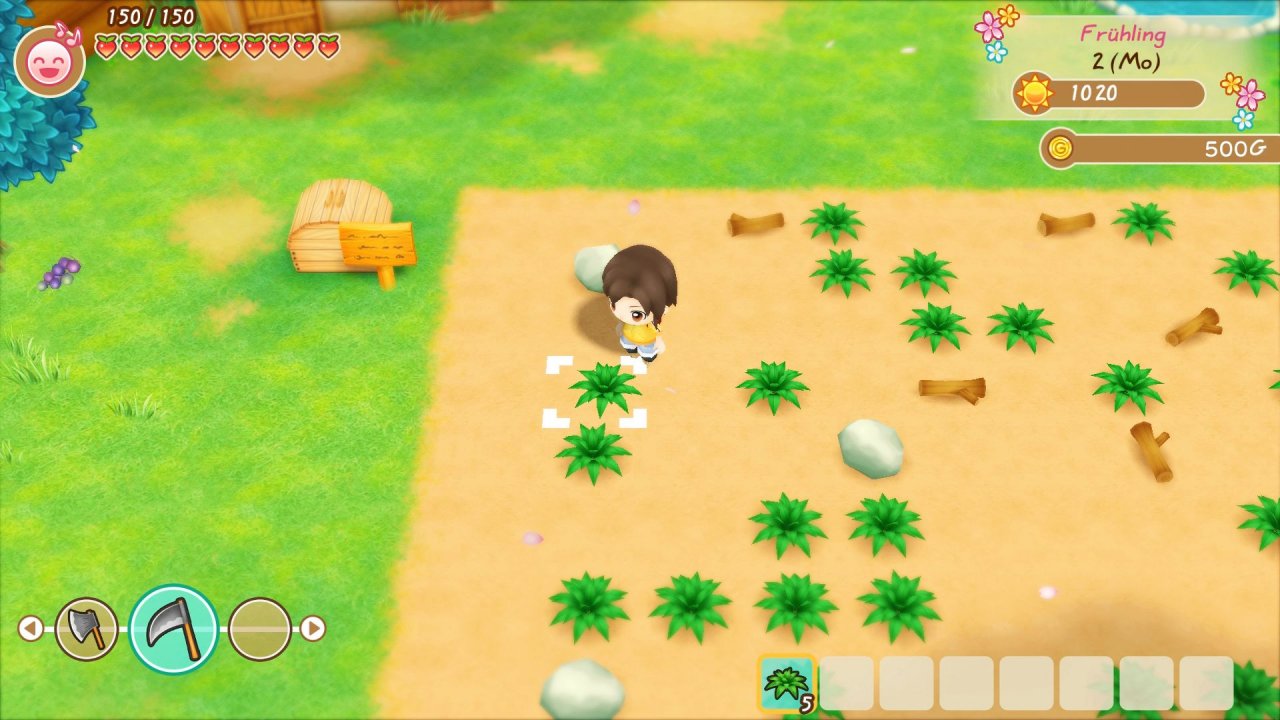 [07/07/2020] Da könnte sich Animal Crossing: New Horizons eine Scheibe von abschneiden: Ihr seht dank der Markierung, wohin ihr beim Einsatz eures Werkzeuges trefft.