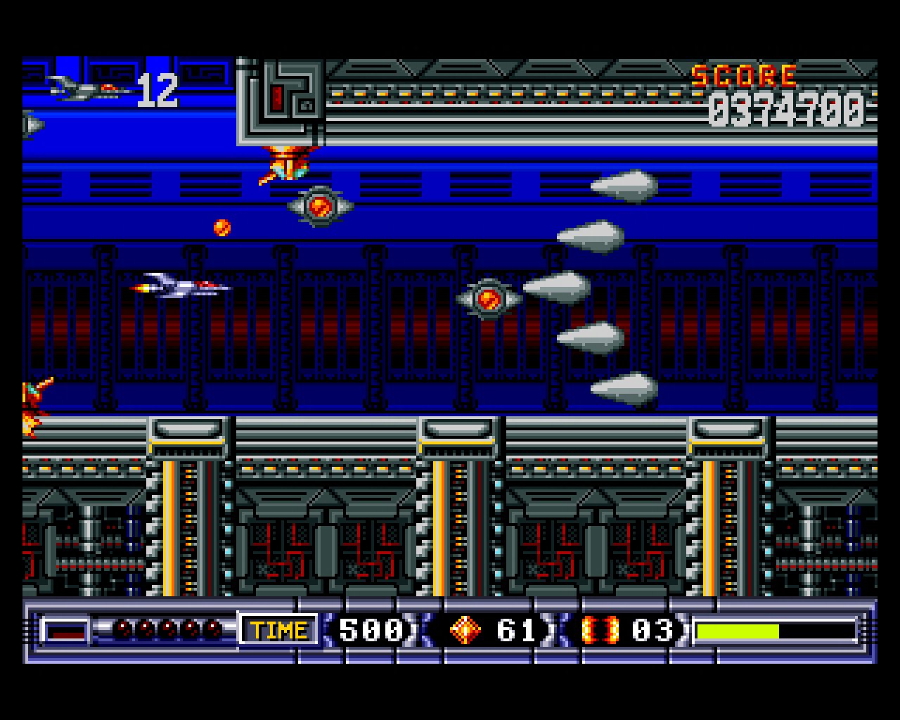 [02/07/2020] Der Soundtrack war ebenso abwechslungsreich wie das Leveldesign. An einigen Stellen verwandelte sich Turrican 2 sogar in ein Raumschiffspiel vom Schlage eines Katakis oder R-Type.