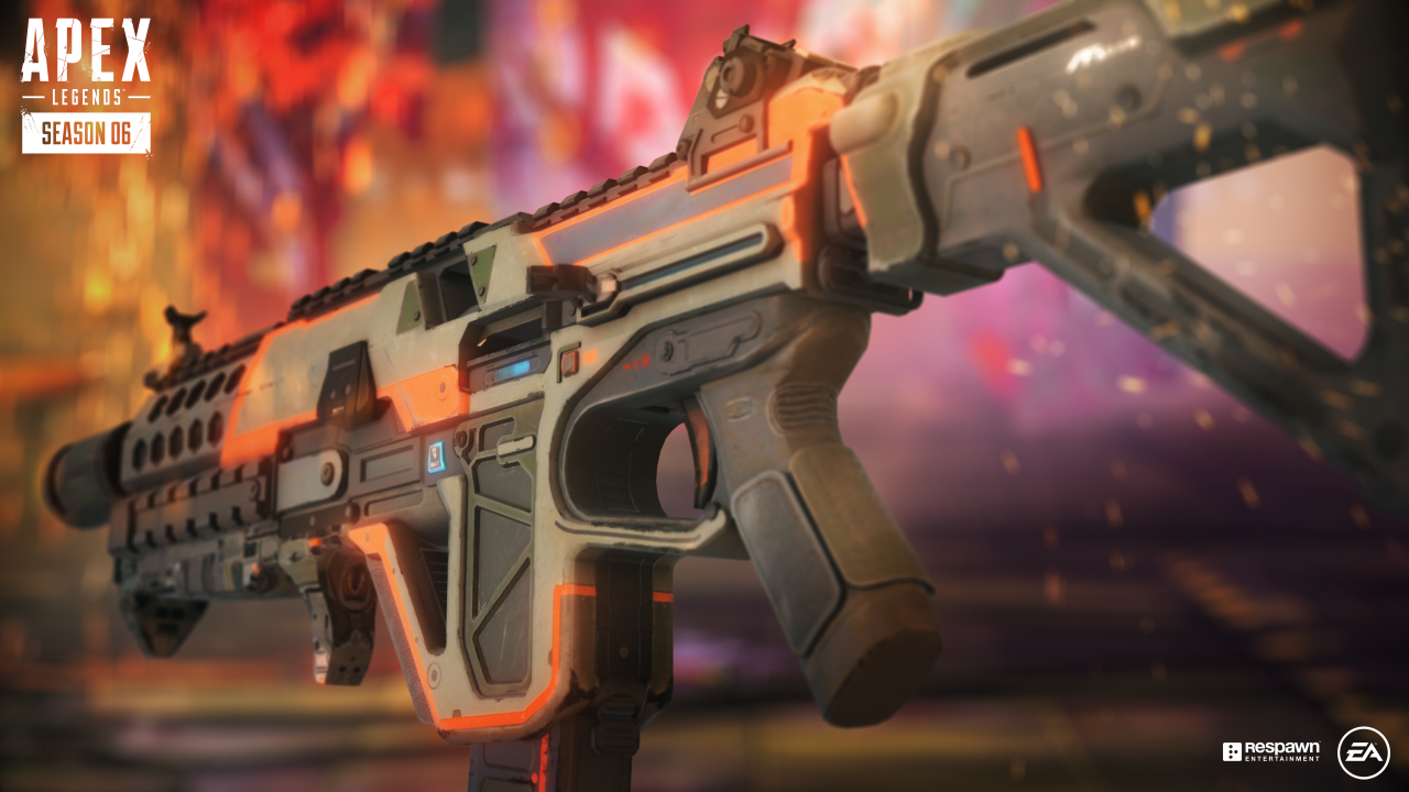 [17/08/2020] Die neue Waffe Volt ist entstammt dem Titanfall-Universum und ist sowohl Maschinenpistole als auch Energiewaffe.