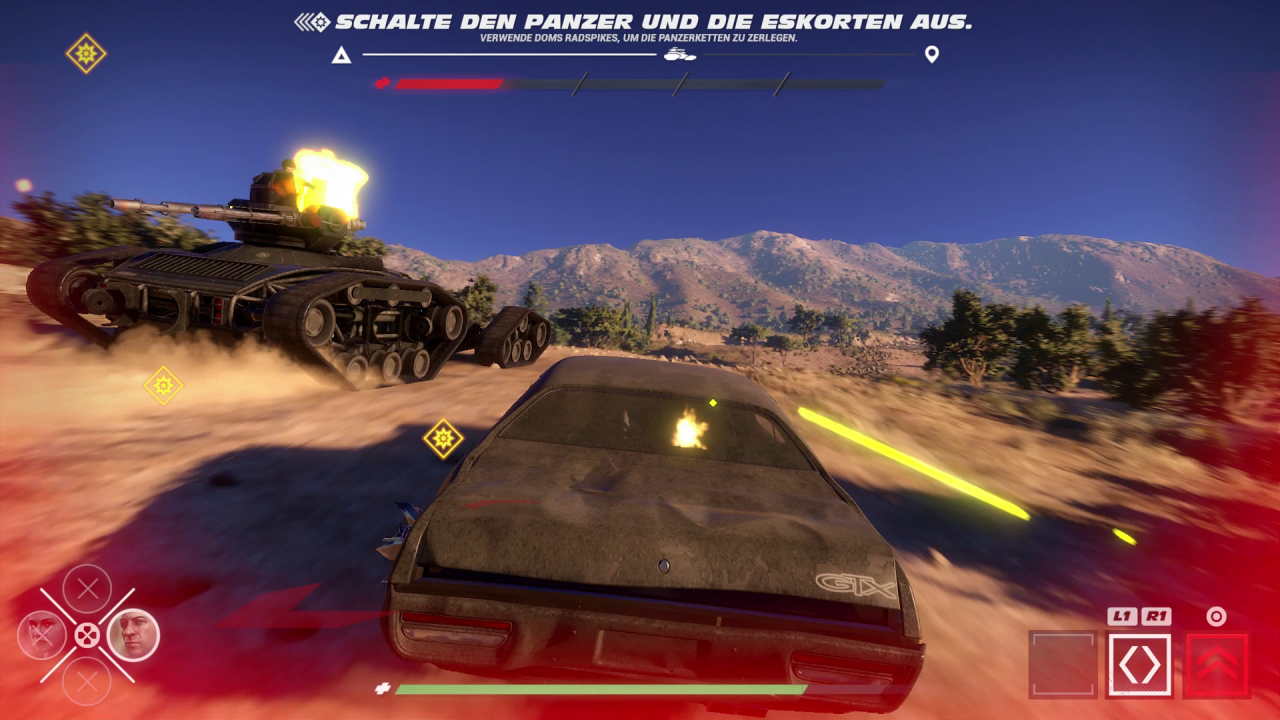 [26/08/2020] Immer wieder kämpft man gegen besondere Fahrzeuge wie diesen Panzer. Leider spielt sich das alles immer gleich.