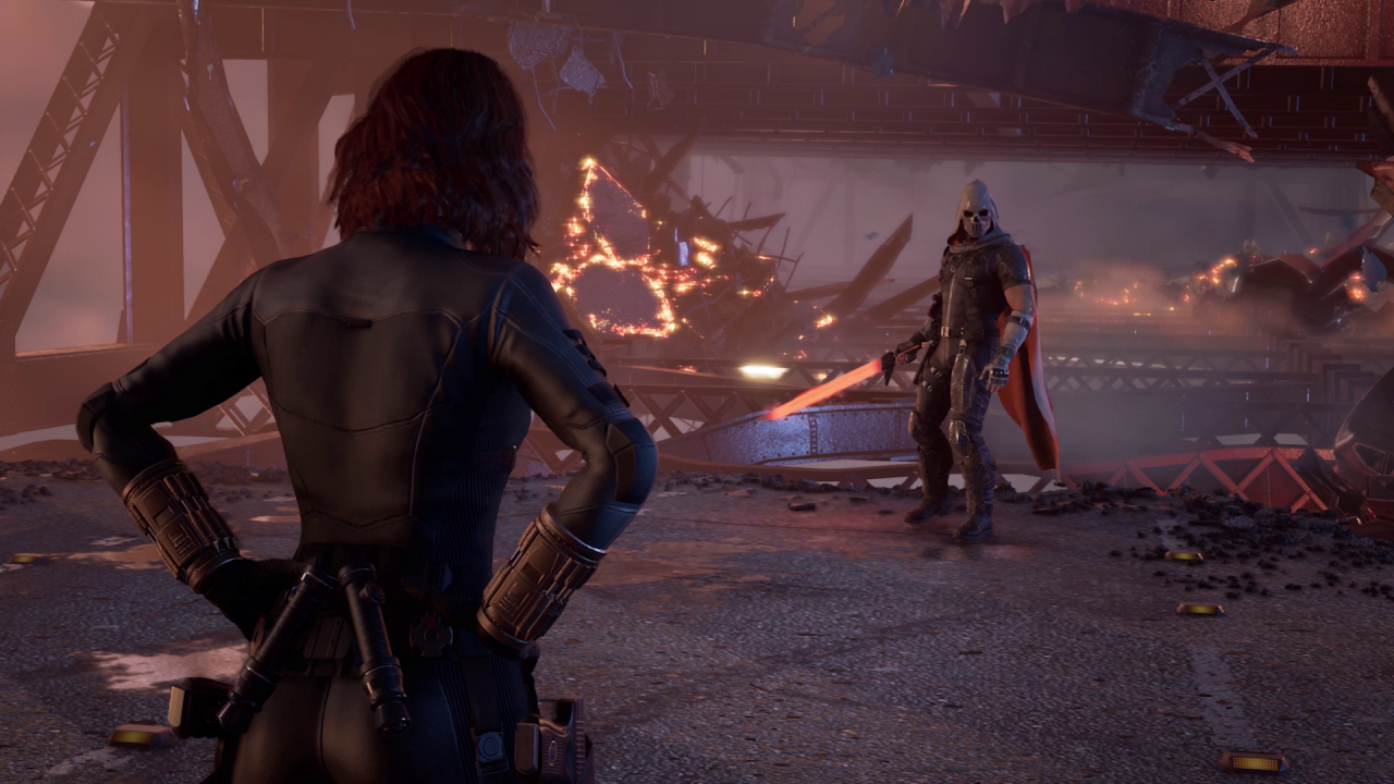 [17/08/2020] Die Bosskämpfe haben uns besonders gut gefallen. Hier treffen der Taskmaster und Natasha Romanoff aufeinander, so wie im nächsten MCU-Film Black Widow.