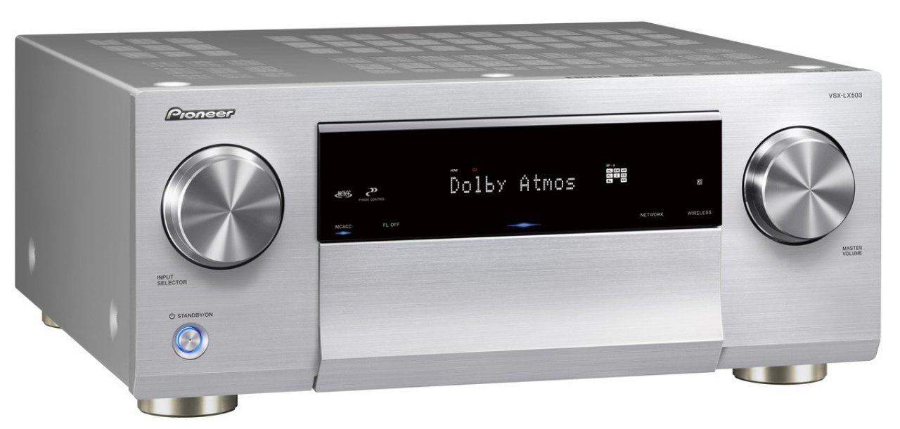 [14/08/2020] Die meisten AVRs gibt es in schwarz oder - wie dieser Pioneer VSX LX503 - in silber.