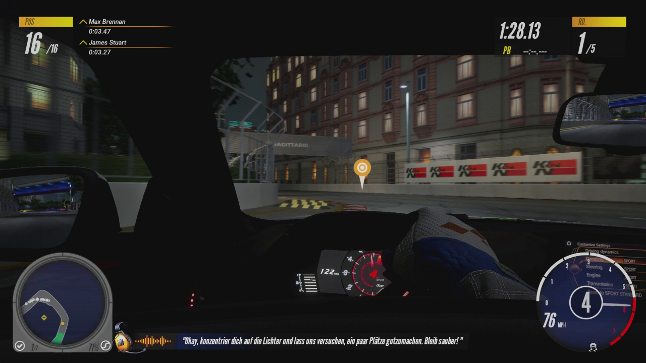 [05/08/2020] Sich von der typischen visuellen Ideallinie zu verabschieden ist eine der cleversten Entscheidungen in Project Cars 3. Es würde uns nicht wundern, wenn sich das als Normalität im Genre etabliert.