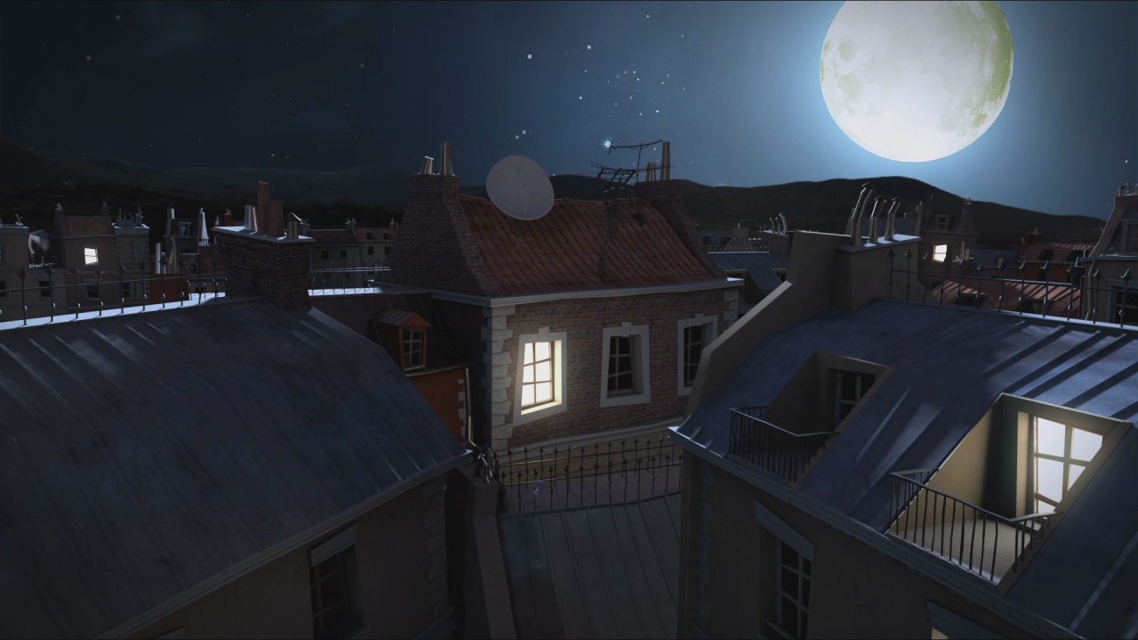 [04/08/2020] Cutscenes sind selten, dann aber atmosphärisch, wie dieses geheimnisvolle Opening über der nächtlichen Stadt.