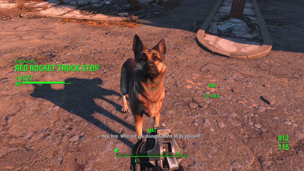 [05/08/2020] Dogmeat ist ein treuer Begleiter und taucht unter anderem auch im Strategiespiel Fallout Shelter auf. In Fallout 4 (Bild) unterstützt euch der Kläffer sogar im Kampf. &nbsp;