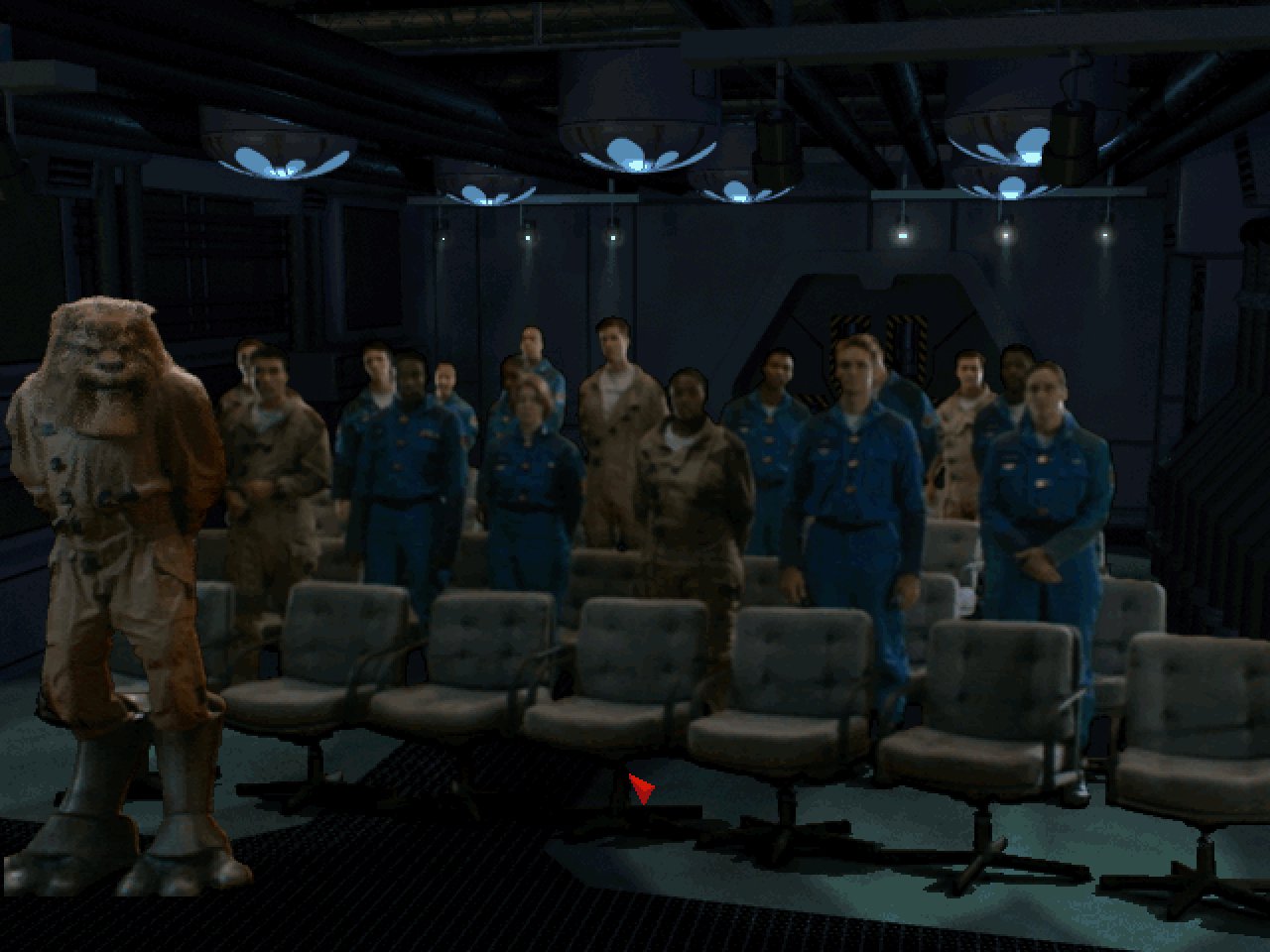 [05/08/2020] Machen wir uns nichts vor: Wenn wir uns einen Wingman aussuchen müssten, dann würden wir natürlich einen Kilrathi wählen (Szene aus Wing Commander 3: Heart of the Tiger). &nbsp;