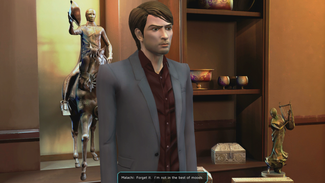 [15/09/2020] Der überhebliche und ebenso geniale Malachi ist der stereotype Protagonist von Moebius - Empire Rising.