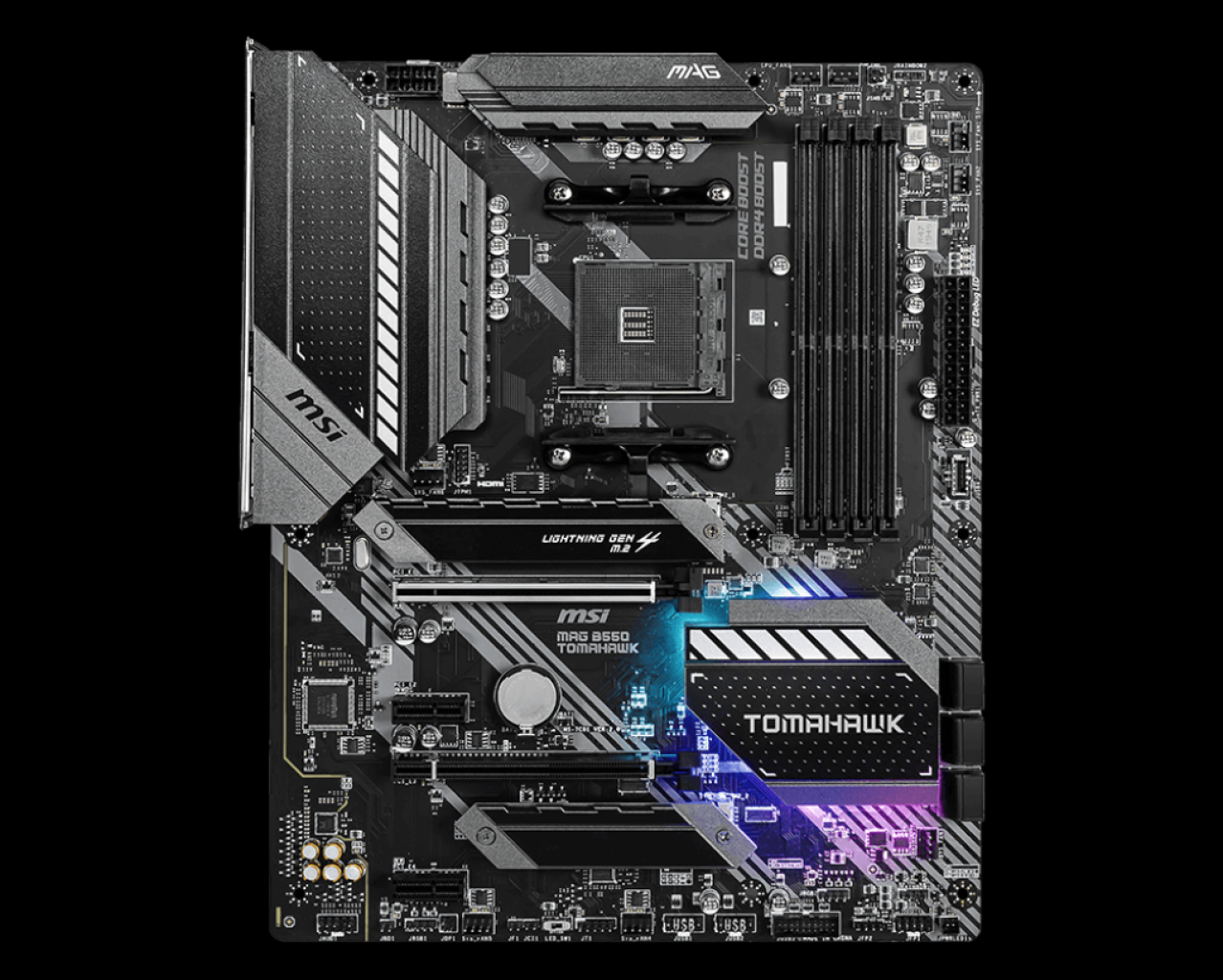 [01/10/2020] Mainboards mit einem X570- oder B550-Chipsatz wie das MSI MAG B550 Tomahawk sind für Ryzen 5000 gut geeignet.