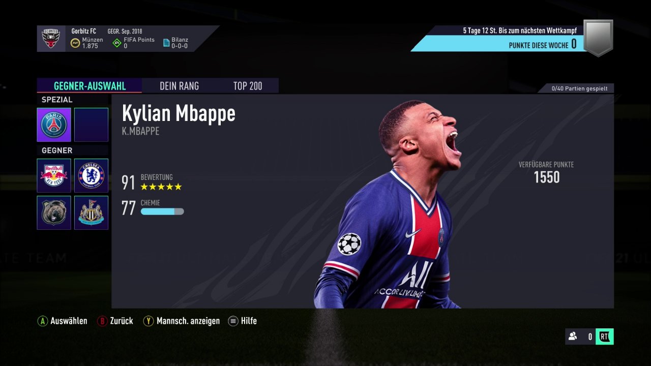 [13/10/2020] FIFA 21 - Ultimate Team - Squad Battles - Tipps zum FUT-Modus (5)