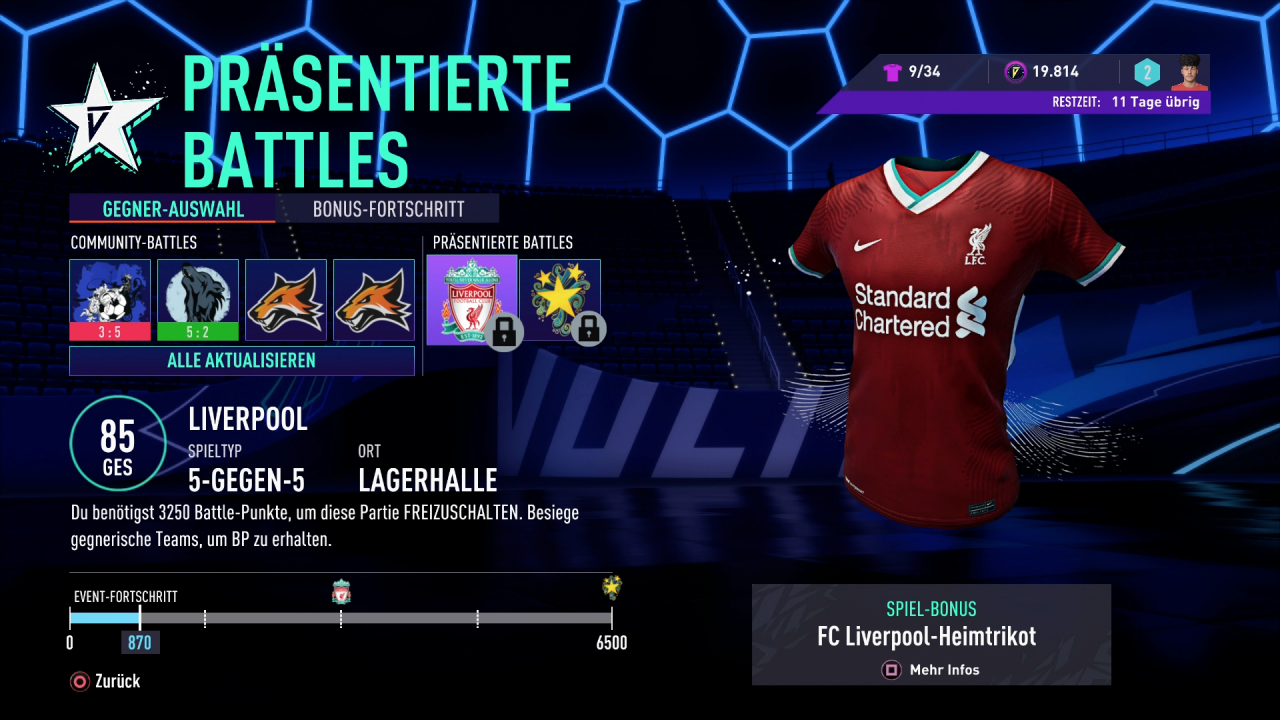 [07/10/2020] Die Präsentierten Battles orientieren sich klar an den aus FUT bekannten Squad Battles. Die Belohnungen sind nur leider nicht ganz so berauschend.