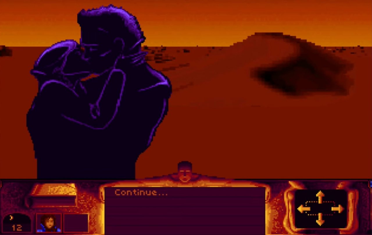 [30/10/2020] Dune beinhaltet sogar Romanzen. Damals war das Spiel eines der ersten, das derartige Szenen ernst nahm und nicht für brachialen Klamauk-Humor nutzte.