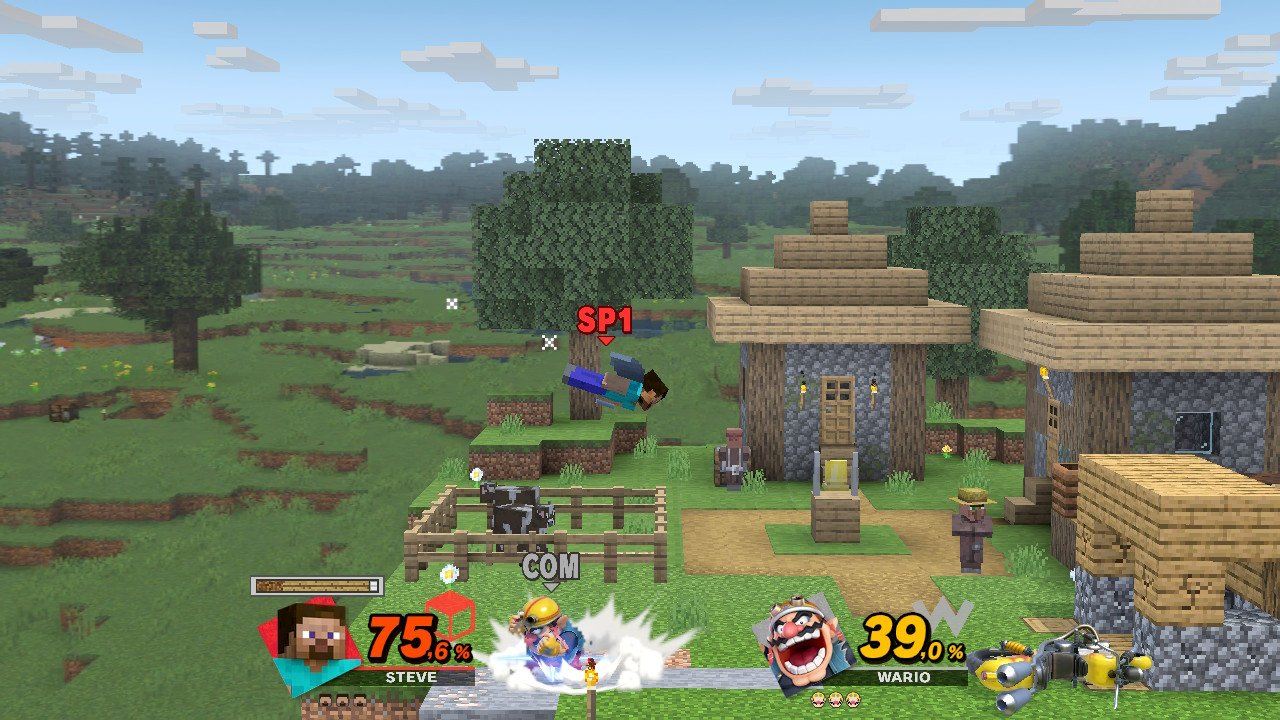 [30/10/2020] Super Smash Bros. Ultimate: Minecraft-DLC im Switch-Spiel ausprobiert! (3)