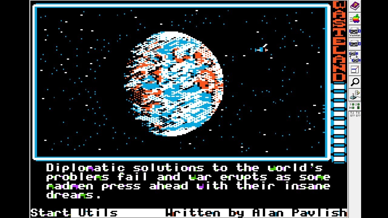 [02/10/2020] Die 1988 als erste veröffentlichte Apple-II-Version sieht auf den ersten Blick karger aus als das PC-Pendant, allerdings wirkt die Grafik deutlich stilvoller. &nbsp;