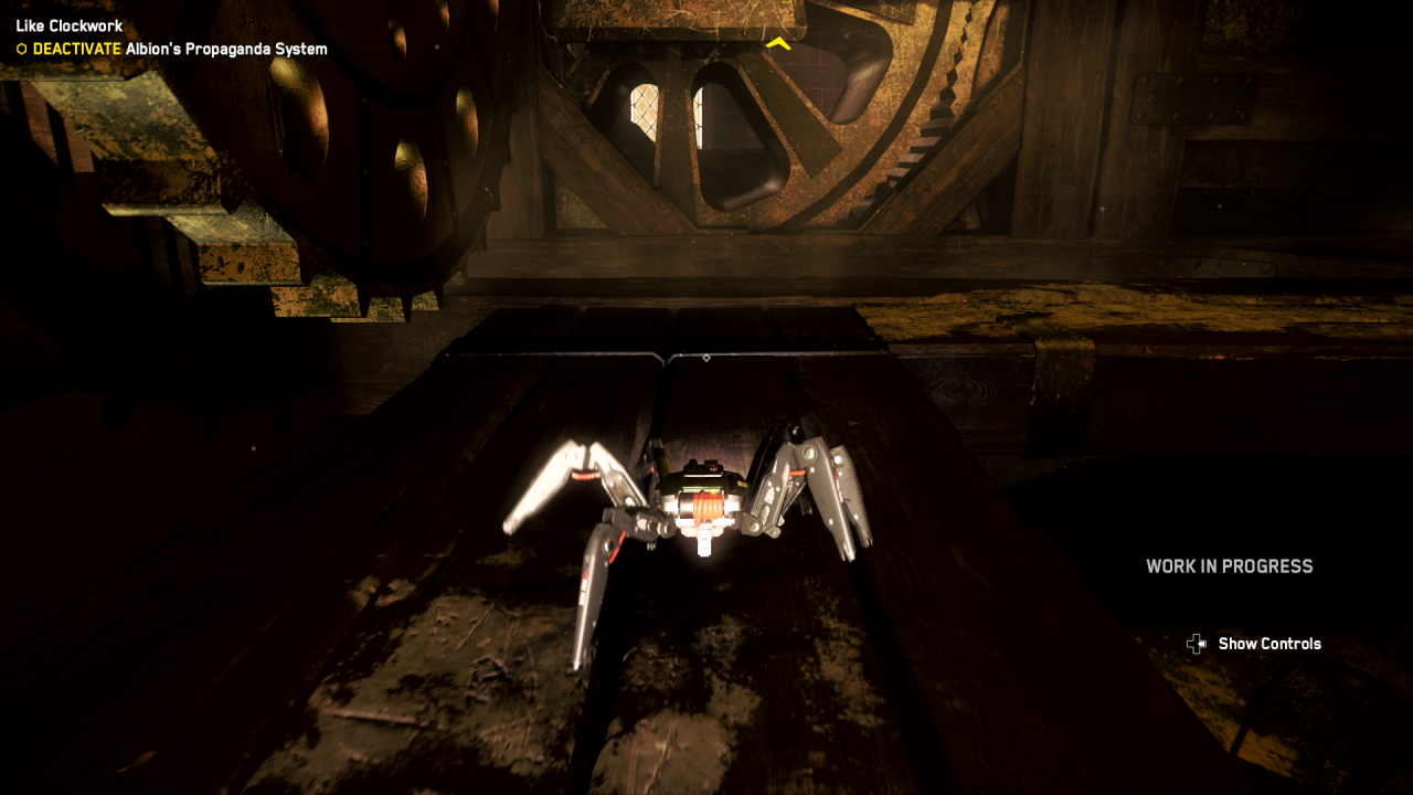 [01/10/2020] Die Entwickler lieben ganz offensichtlich die Spider-Drohne, weswegen sie ständig zum Einsatz kommt. Das macht aber nichts, denn diese fast an Jump & Runs erinnernden Abschnitte machen auch tatsächlich Laune.