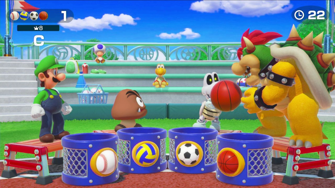 [02/10/2020] Die meisten Minispiele von Super Mario Party sind in unter einer Minute abgehakt. Teampunkte gibt’s dann passend zur Platzierung. &nbsp;