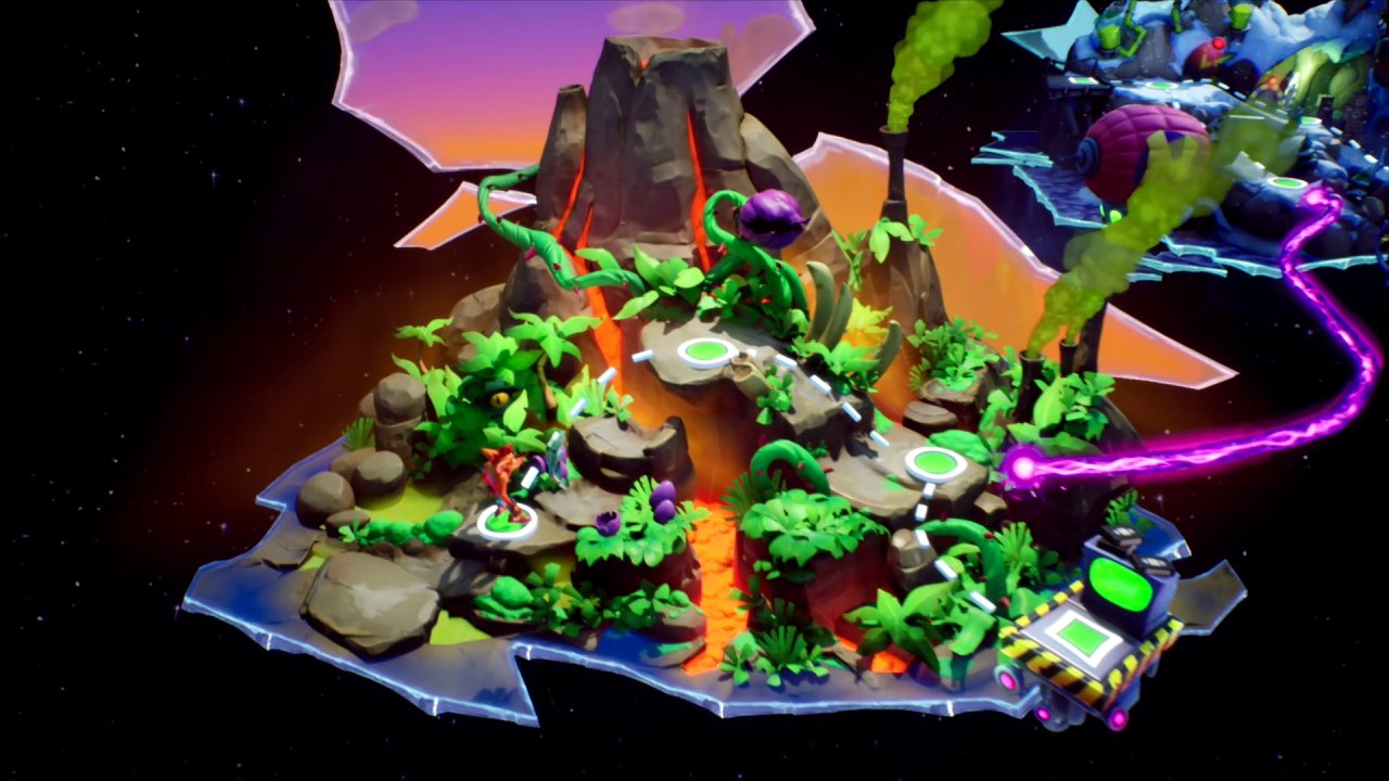 [08/10/2020] Mehr als 100 Levels. Auf der so genannten Dimensionskarte wählt ihr alle freigeschalteten Levels aus. Damit sind nicht nur Story-Missionen, sondern auch Bonus-Abschnitte wie die Retro-Einsätze gemeint. &nbsp;