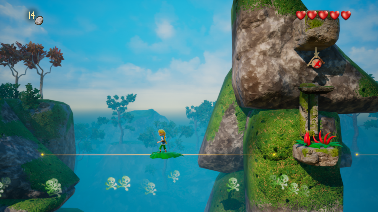 [25/11/2020] Das Spiel gleicht zum Großteil einem entspannten Spaziergang, kann aber zumindest vereinzelt mit fordernden Geschicklichkeitseinlagen punkten.
