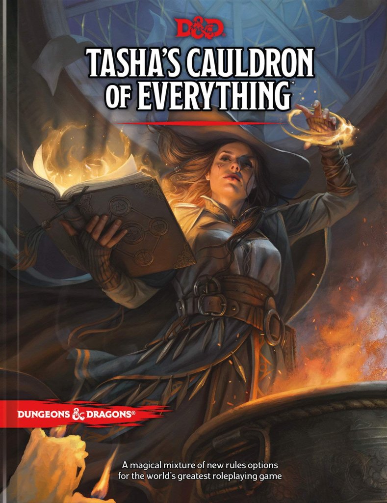 [29/11/2020] Tasha’s Cauldron of Everything fürt einige neue, optionale Regeln für D&D ein.