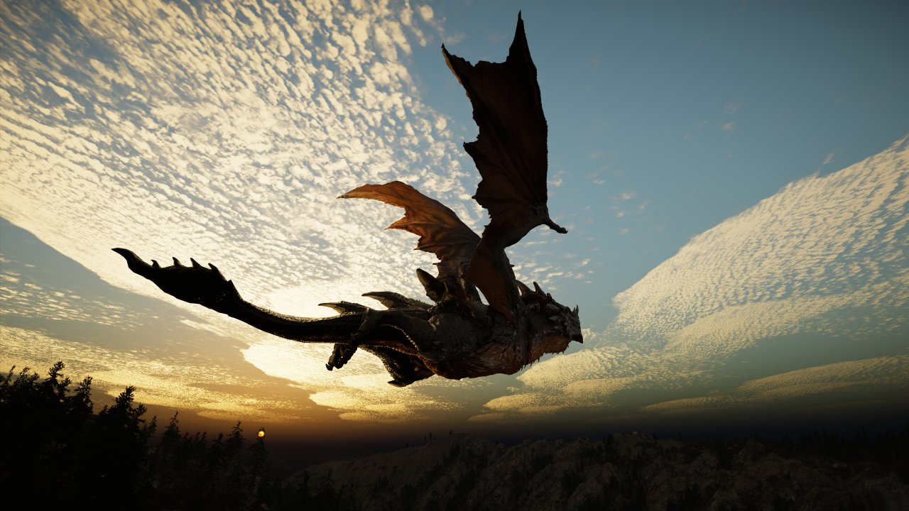 Drache in Crimson Desert